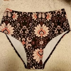 SHEIN high waist bikini floral size 0XL